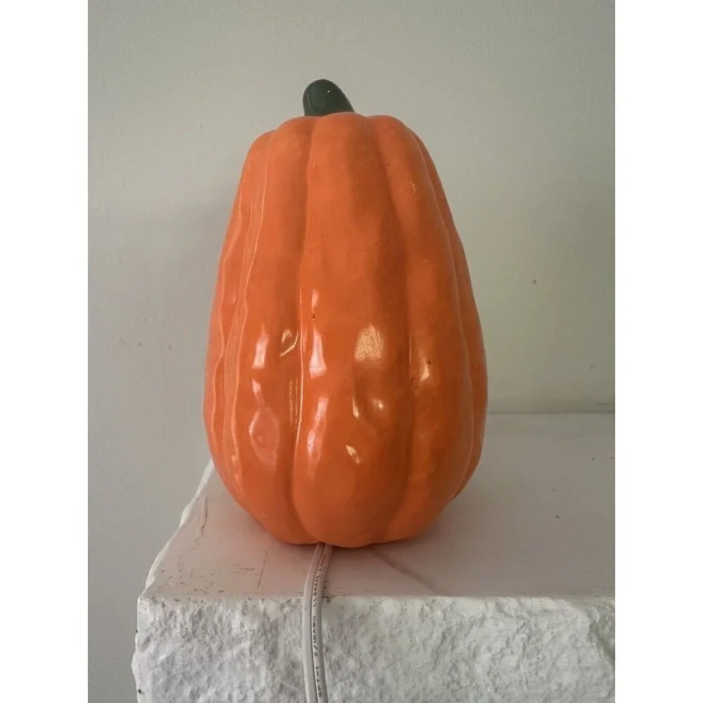Vintage 1988 Artmark Jack O Lantern‎ Halloween Flicker Flashing Light Pumpkin